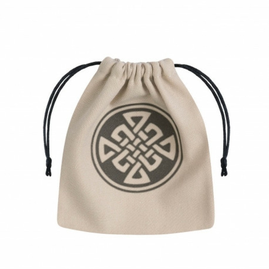 Q Workshop Dobbelstenen | Celtic Beige & Black Dice Bag