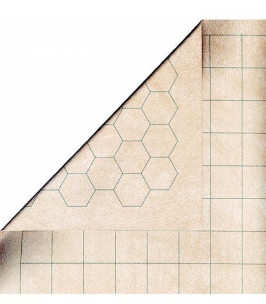 Ches Battlemats | Reversible Battlemat Klein (1 Inch Grote Hexes En Vierkanten)