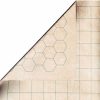 Ches Battlemats | Reversible Battlemat Groot (1 Inch Grote Hexes En Vierkanten)