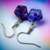 Ches Oorbellen | Hook Earrings Nebula Nocturnal Mini-Poly D20