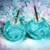 Ches Oorbellen | Stud Earrings Translucent Teal Mini-Poly D20