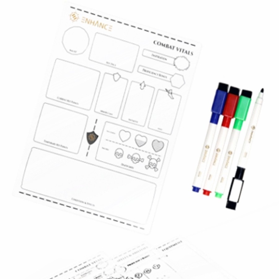 Enhance Gaming Opberg | Enhance Rpg Acrylic Character Sheet