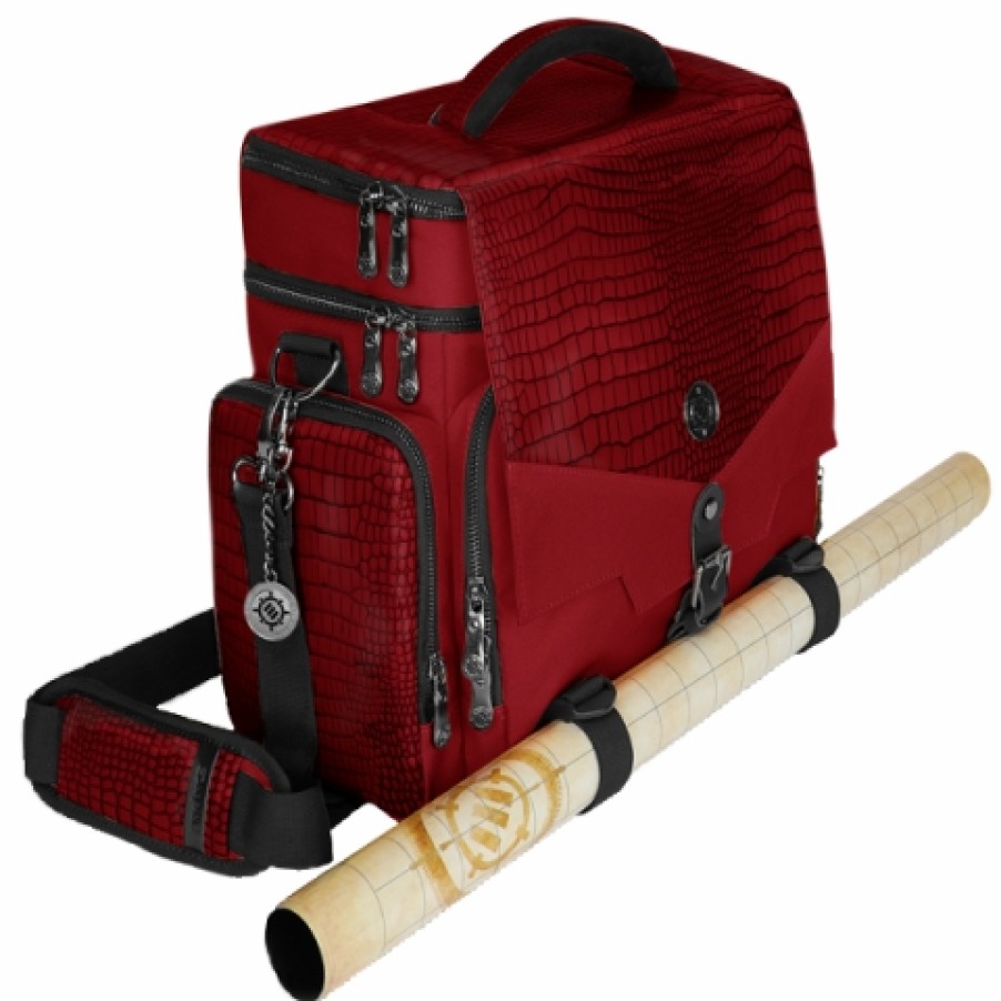 Enhance Gaming Dungeons And Dragons Bag | Rpg Adventurer'S Bag Collector'S Edition (Red)