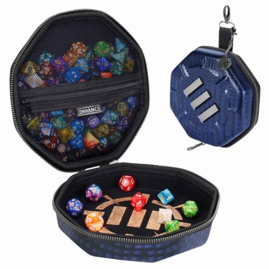 Enhance Gaming Opberg | Dice Tray & Case Collector'S Edition (Blue)