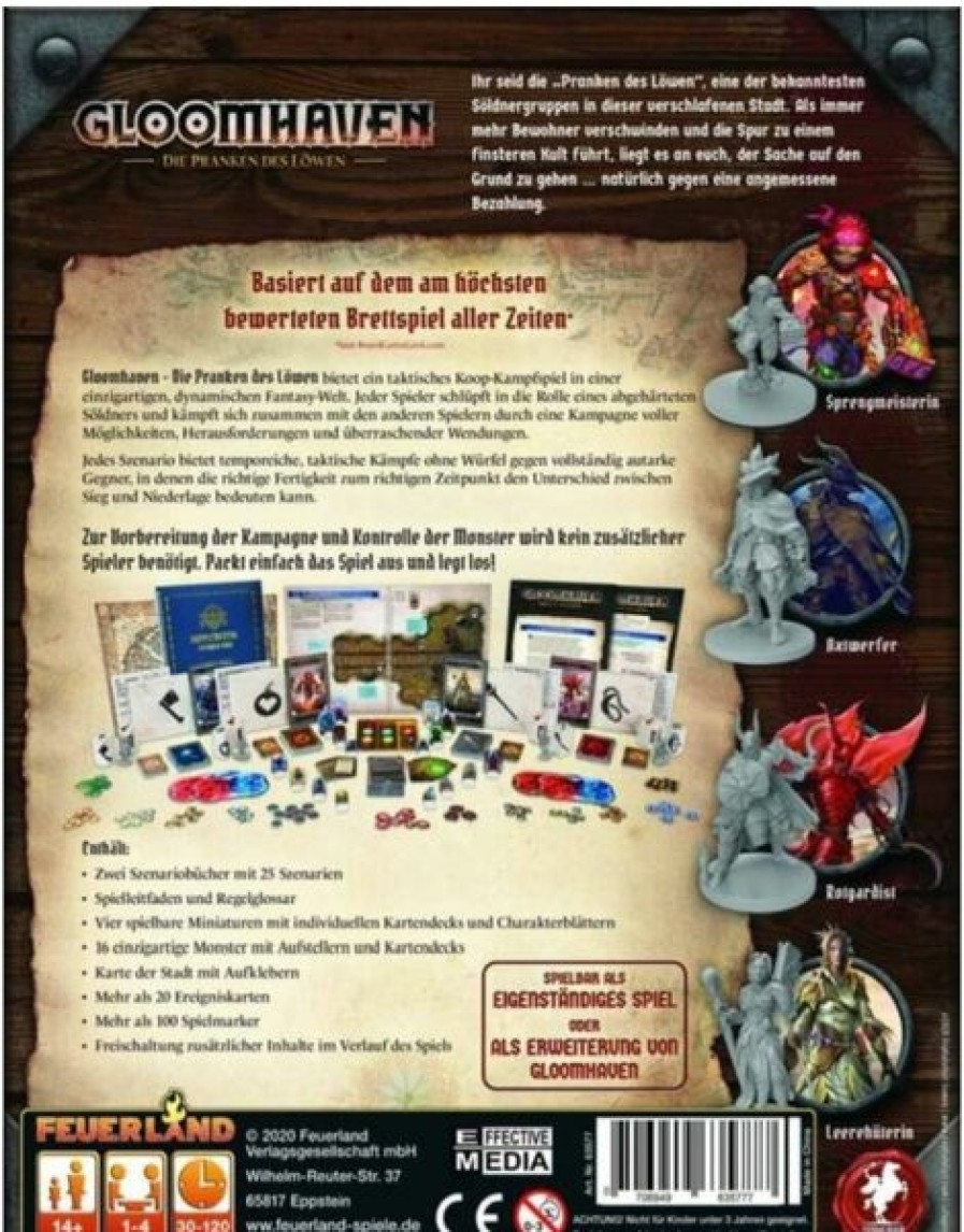 Cephalofair Games Samenwerking Bordspel | Gloomhaven: Jaws Of The Lion