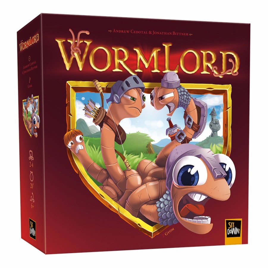 Sit Down! Kinderspellen | Wormlord - Bordspel