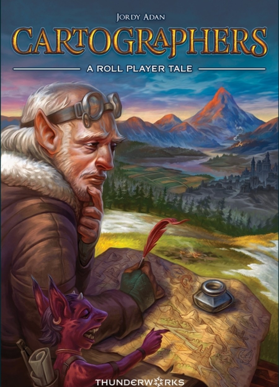 Thunderworks Games 1 Persoonspellen (Solo) | Cartographers: A Roll Player Tale