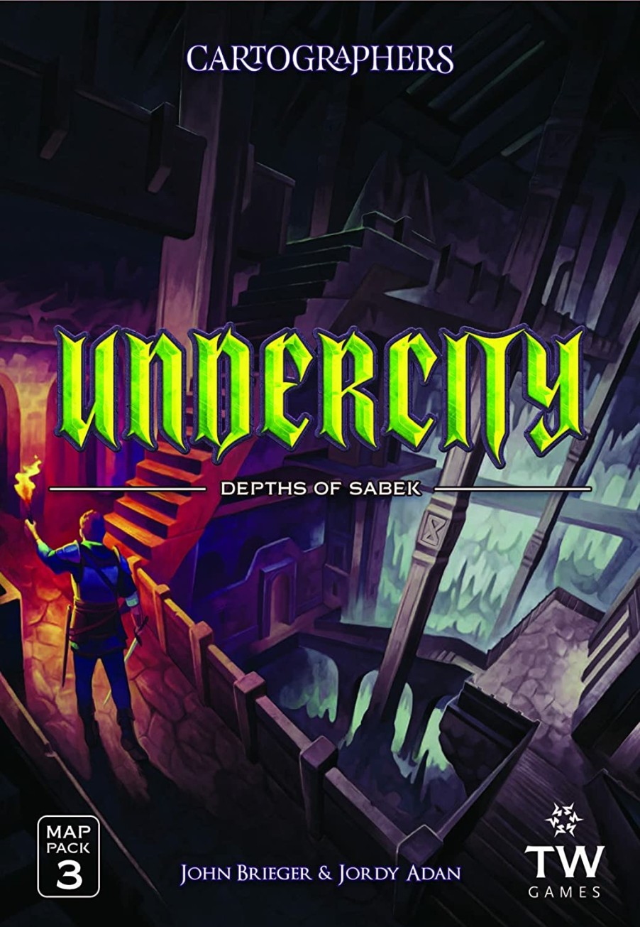 Thunderworks Games Kaartspellen | Cartographers Heroes Map Pack 3 - Undercity