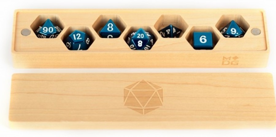 Fanroll Dobbelstenen | Wood Dice Vault - Maple