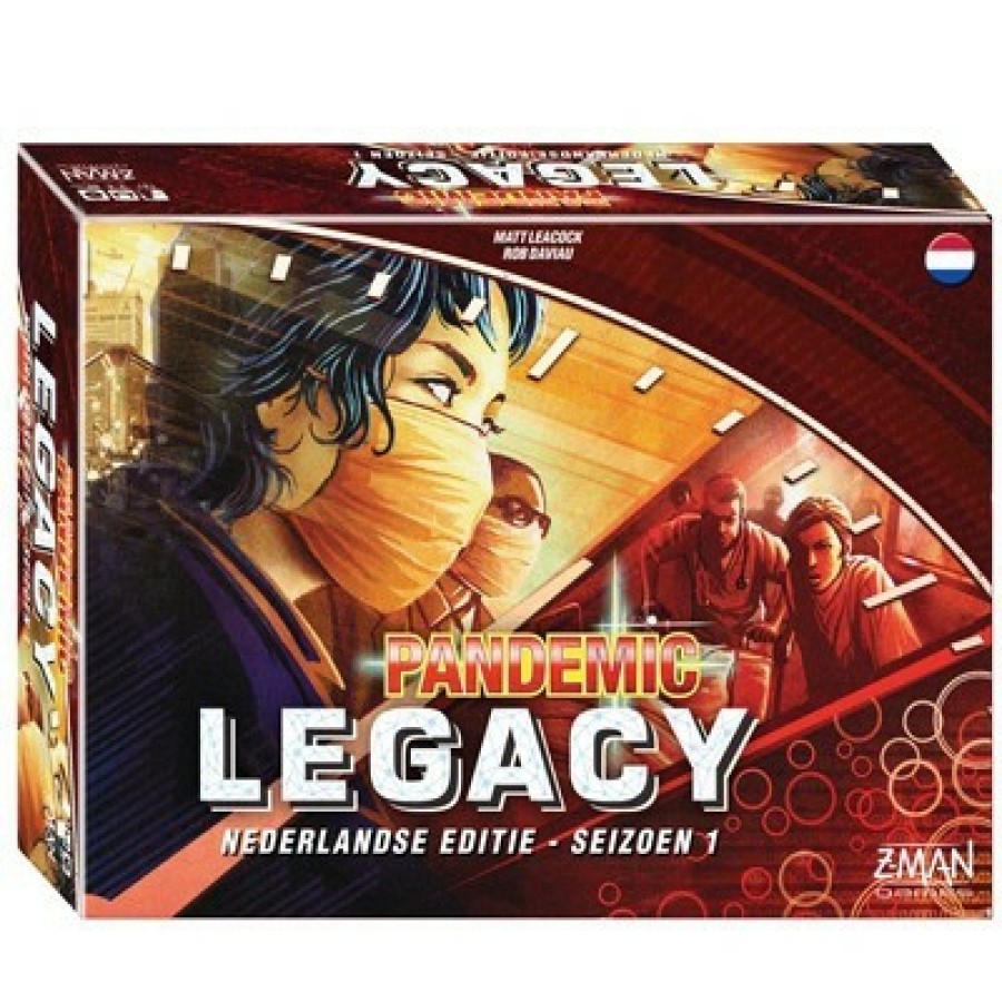 Z-Man Games Samenwerking Bordspel | Pandemic Legacy Nl - Red Edition