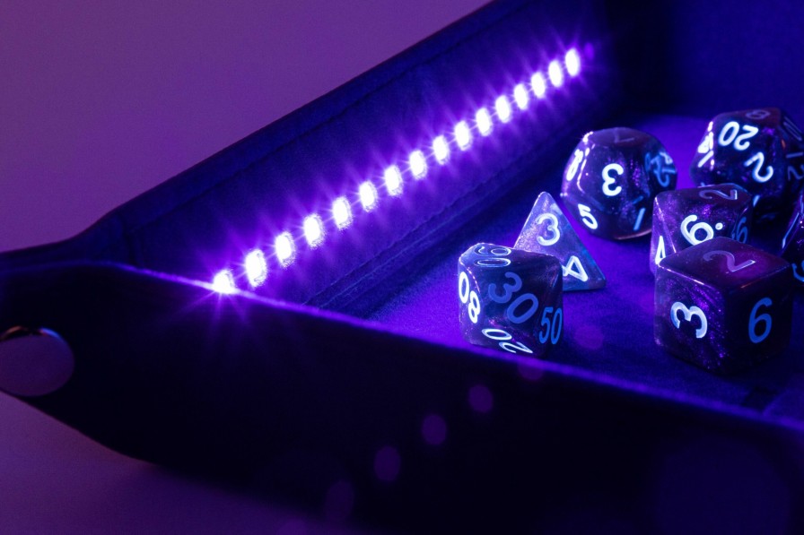 Fanroll Dobbelstenen | Blacklight Dice Tray Met D20