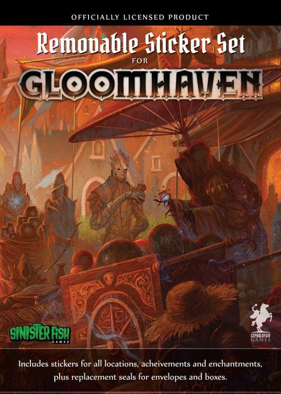 Cephalofair Games Samenwerking Bordspel | Gloomhaven - Removable Sticker Set