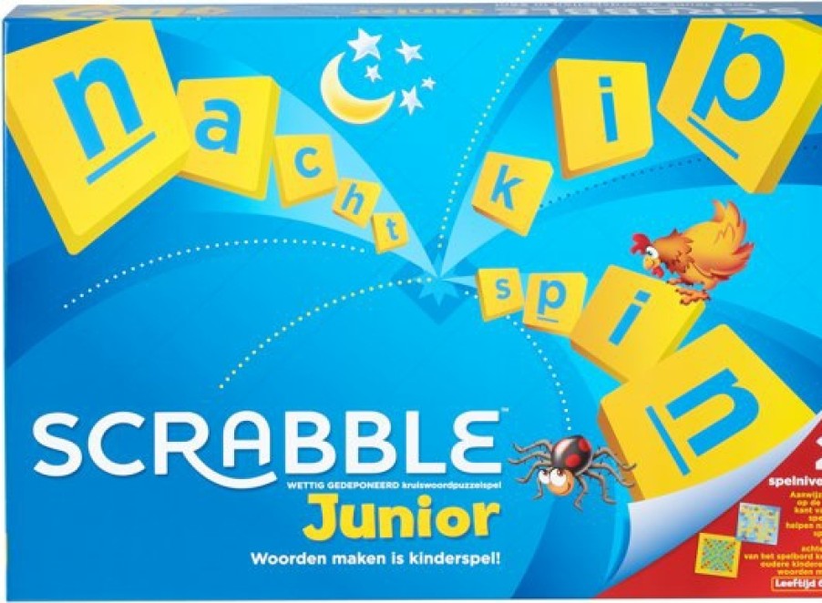 Mattel Games Kinderspellen | Scrabble Junior - Bordspel