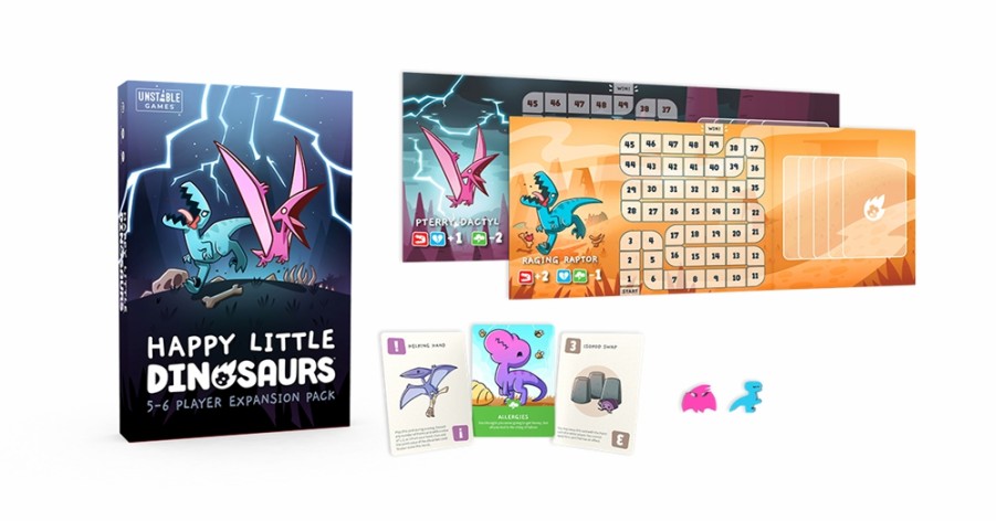 Teeturtle Kaartspellen | Happy Little Dinosaurs 5-6 Player Expansion