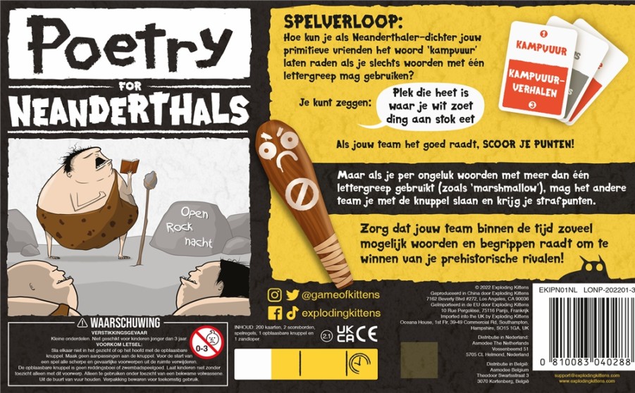 Exploding Kittens Partyspellen | Poetry For Neanderthals Nl