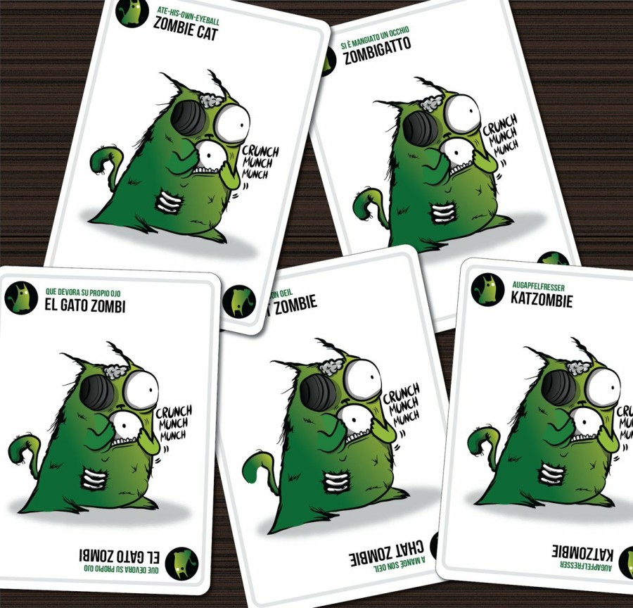 Exploding Kittens Kaartspellen | Zombie Kittens - En