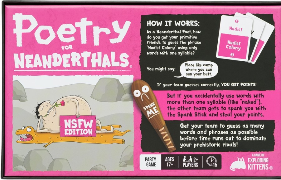 Exploding Kittens Exploding Kittens | Poetry For Neanderthals Nsfw