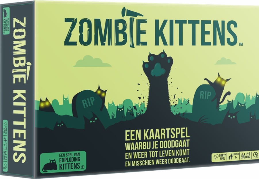 Exploding Kittens Partyspellen | Zombie Kittens - Nl