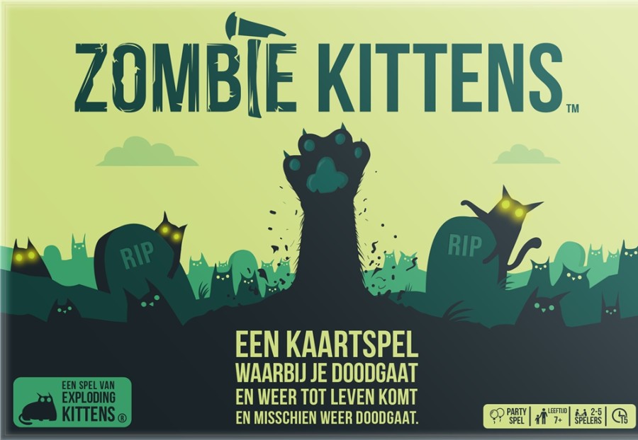 Exploding Kittens Partyspellen | Zombie Kittens - Nl