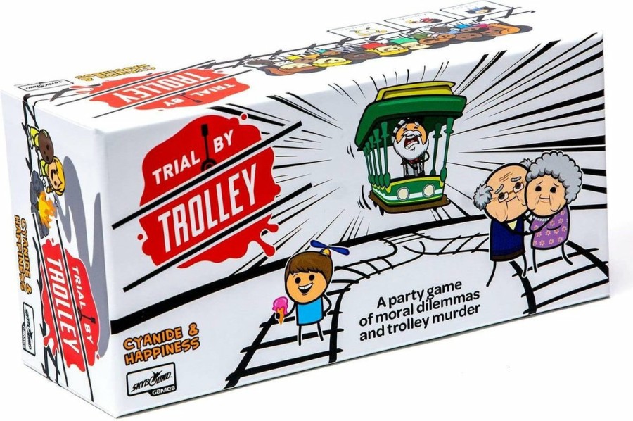 Cyanide & Happiness Partyspellen | Trial By Trolley - Kaartspel