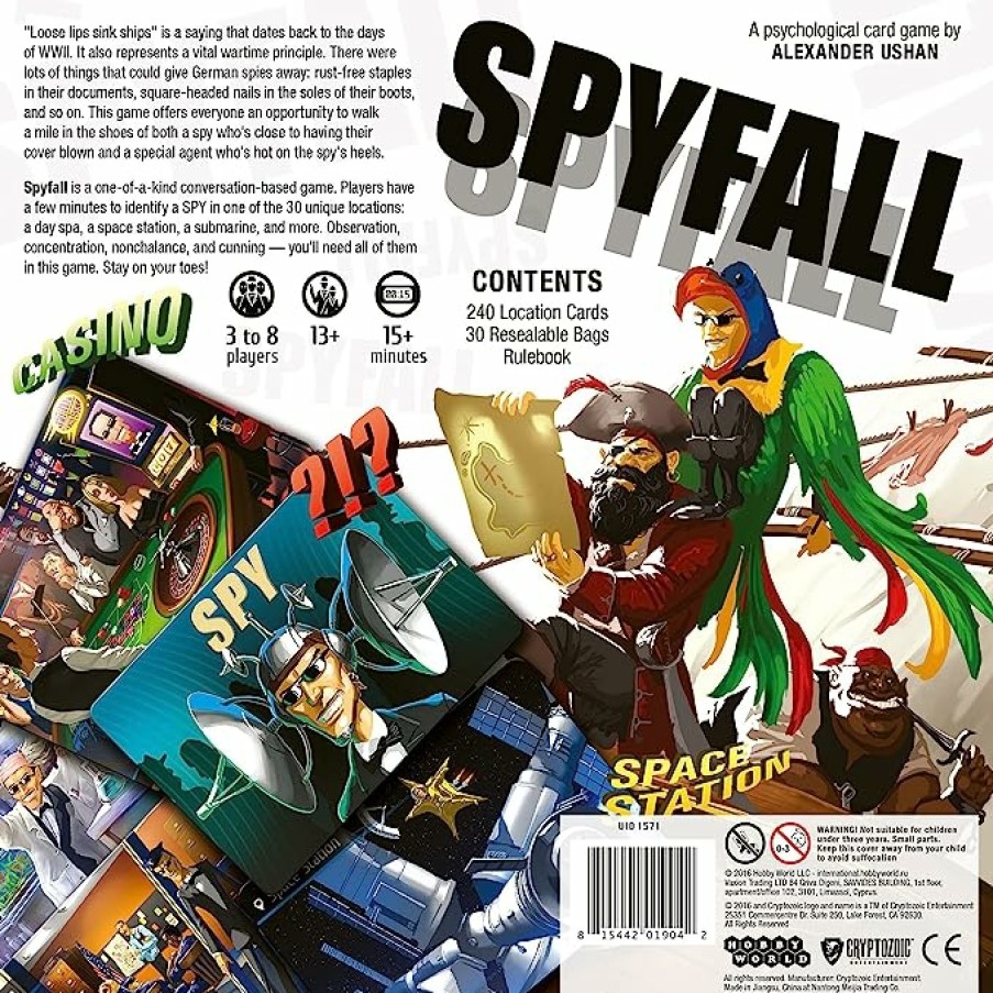 Cryptozoic Partyspellen | Spyfall