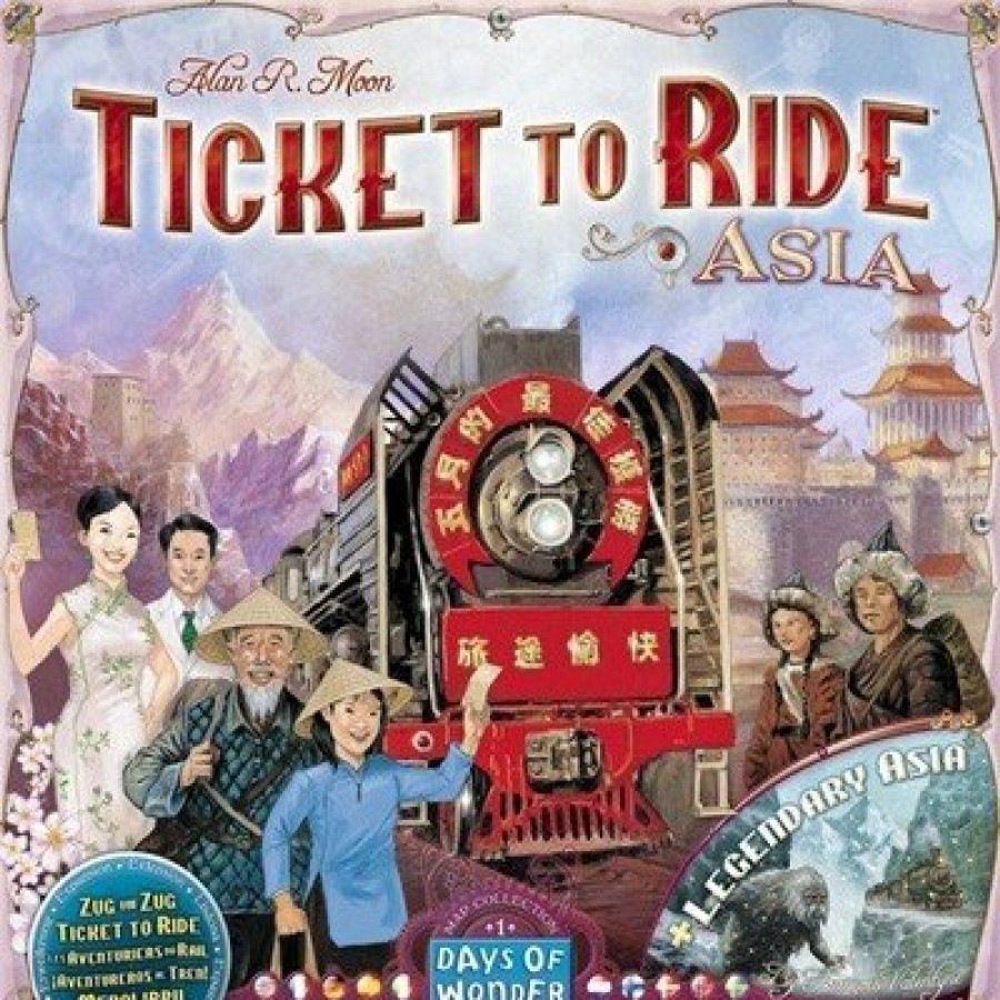 Days of Wonder Ticket To Ride | Ticket To Ride - Asia (Map Collection 1)