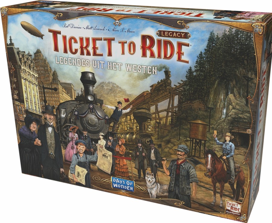 Days of Wonder Ticket To Ride | Ticket To Ride Legacy Legends Of The West En