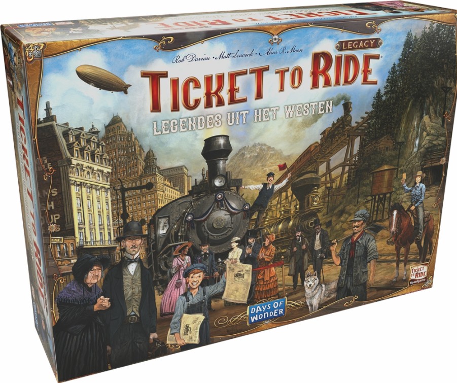 Days of Wonder Ticket To Ride | Ticket To Ride Legacy Legendes Uit Het Westen Nl