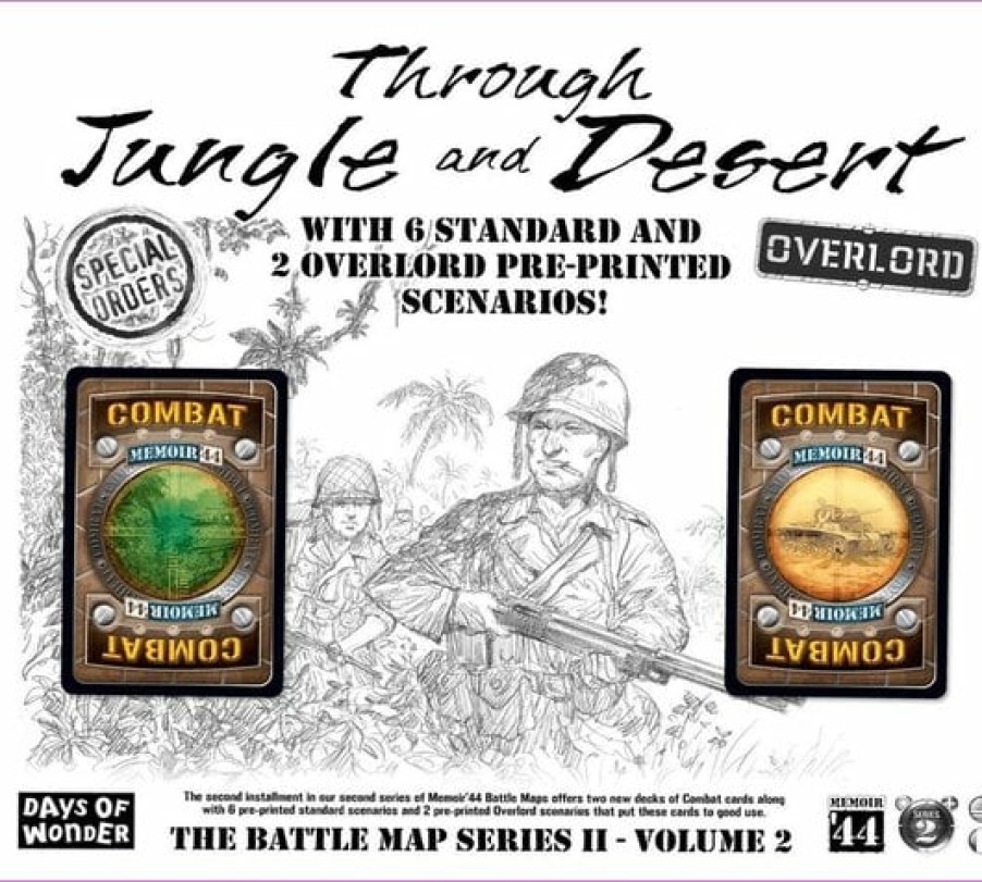 Days of Wonder Kenner Spellen | Memoir'44 - Through Jungle And Desert Map