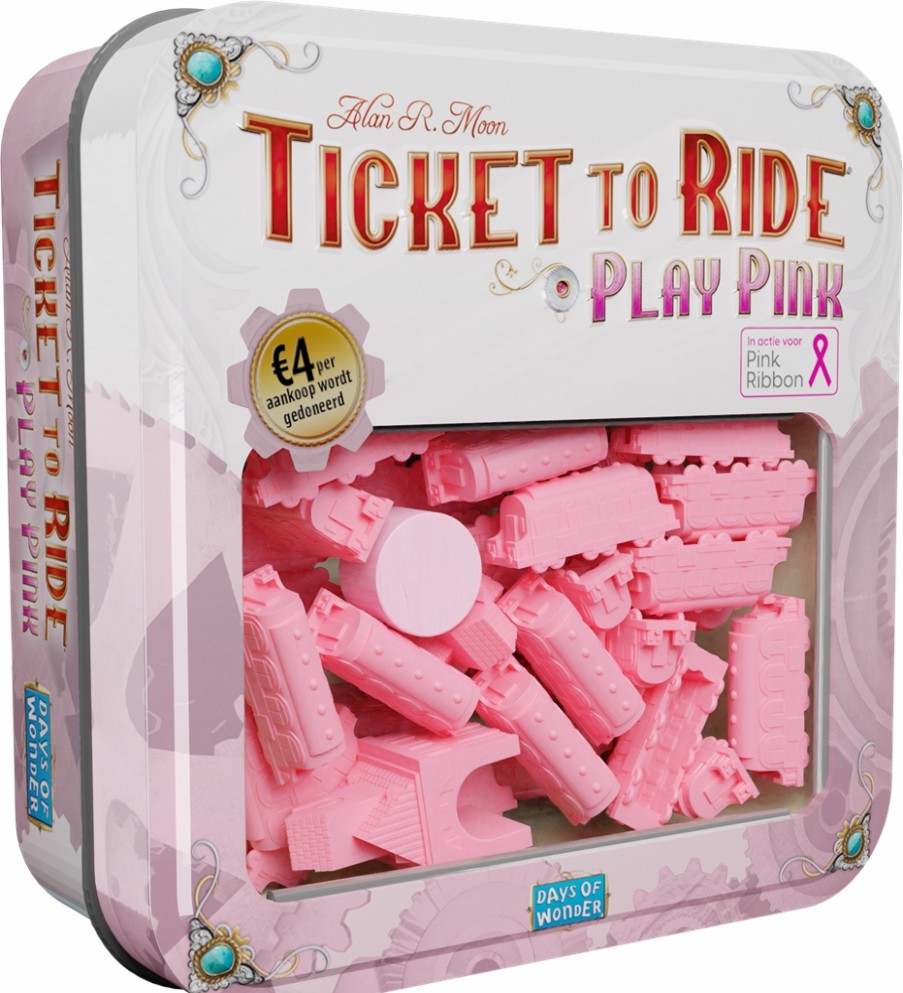 Days of Wonder Spelonderdelen | Ticket To Ride: Play Pink