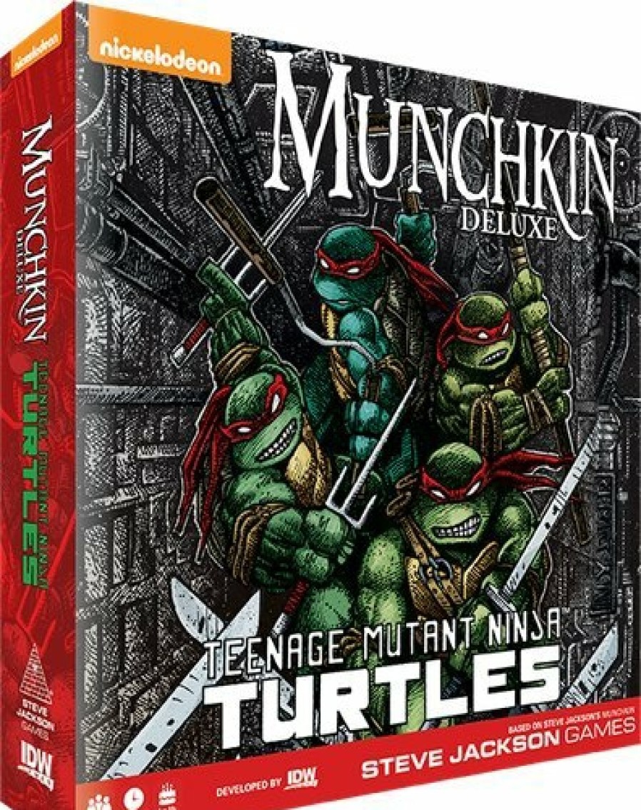 IDW Games Munchkin | Munchkin Teenage Mutant Ninja Turtles Deluxe