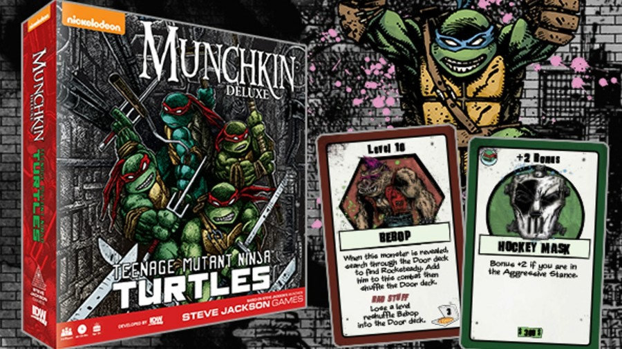 IDW Games Munchkin | Munchkin Teenage Mutant Ninja Turtles Deluxe