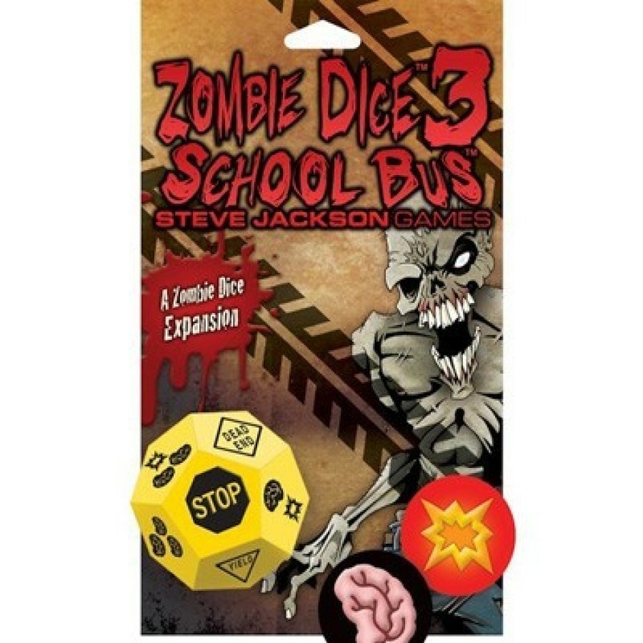 Steve Jackson Games Dobbelspellen | Zombie Dice 3 School Bus