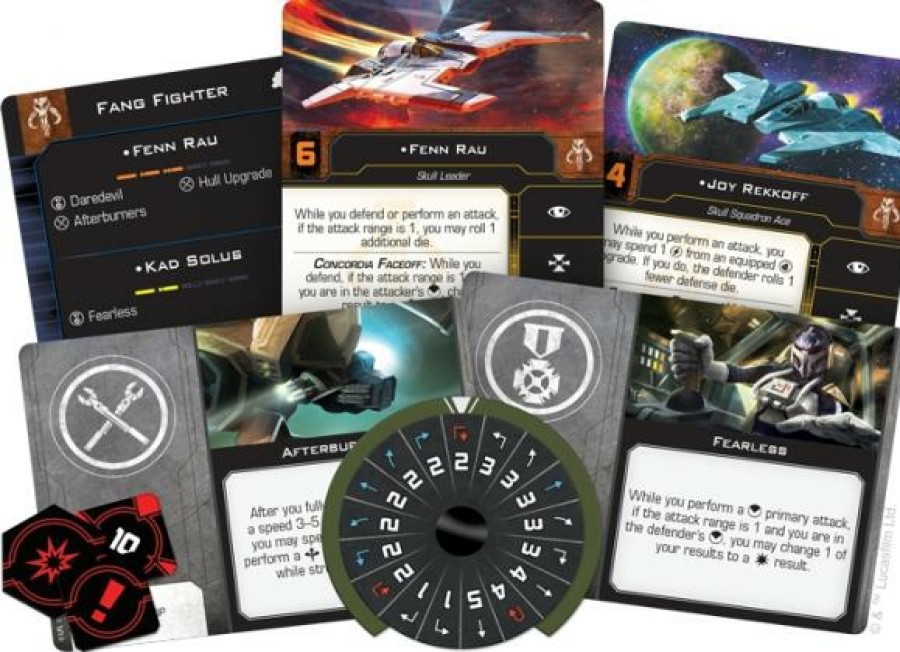 Fantasy Flight Games Star Wars X-Wing | Star Wars X-Wing 2.0 Fang Fighter Expansion Pack