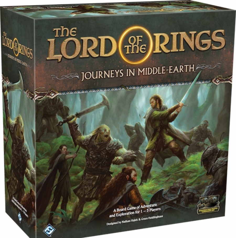 Fantasy Flight Games Samenwerking Bordspel | Lord Of The Rings Journeys In Middle-Earth