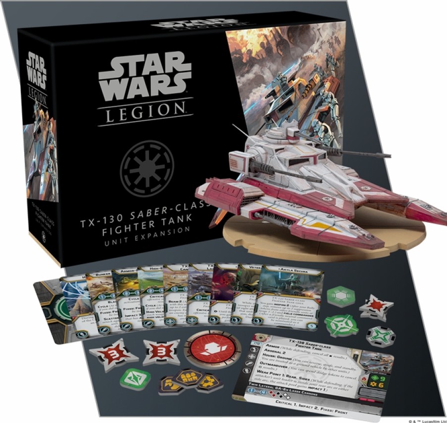 Fantasy Flight Games Star Wars Legion | Star Wars Legion Tx-130 Saber-Class Repulsor Tank