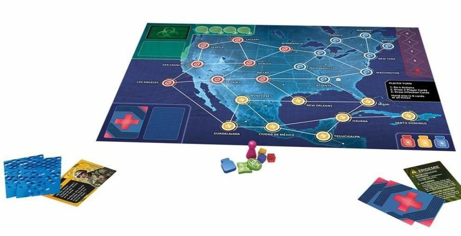 Z-Man Games Samenwerking Bordspel | Pandemic: Hot Zone North America