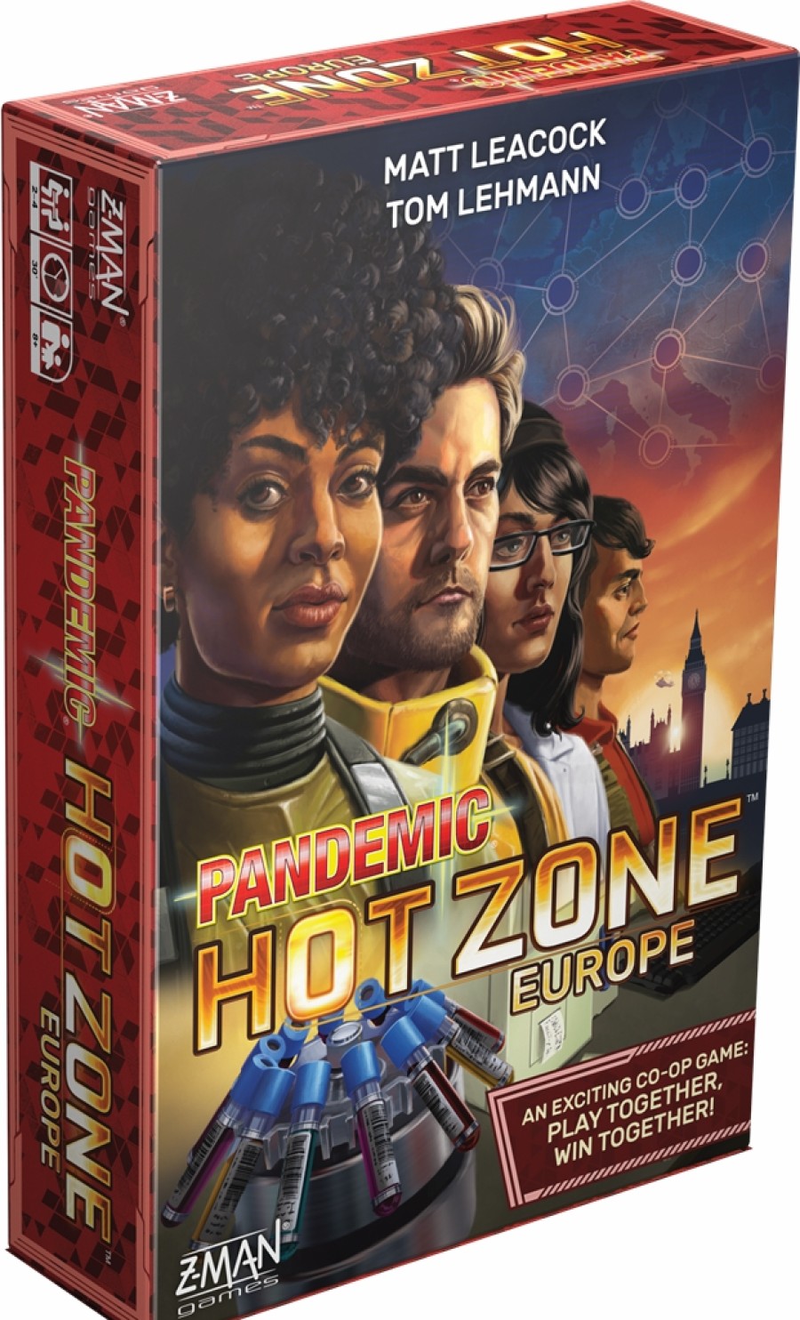 Z-Man Games Samenwerking Bordspel | Pandemic Hot Zone Europe (Eng)