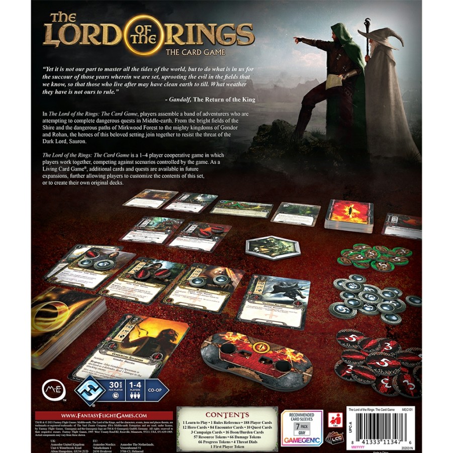 Fantasy Flight Games Lord Of The Rings | Lord Of The Rings Lcg The Card Game Revised