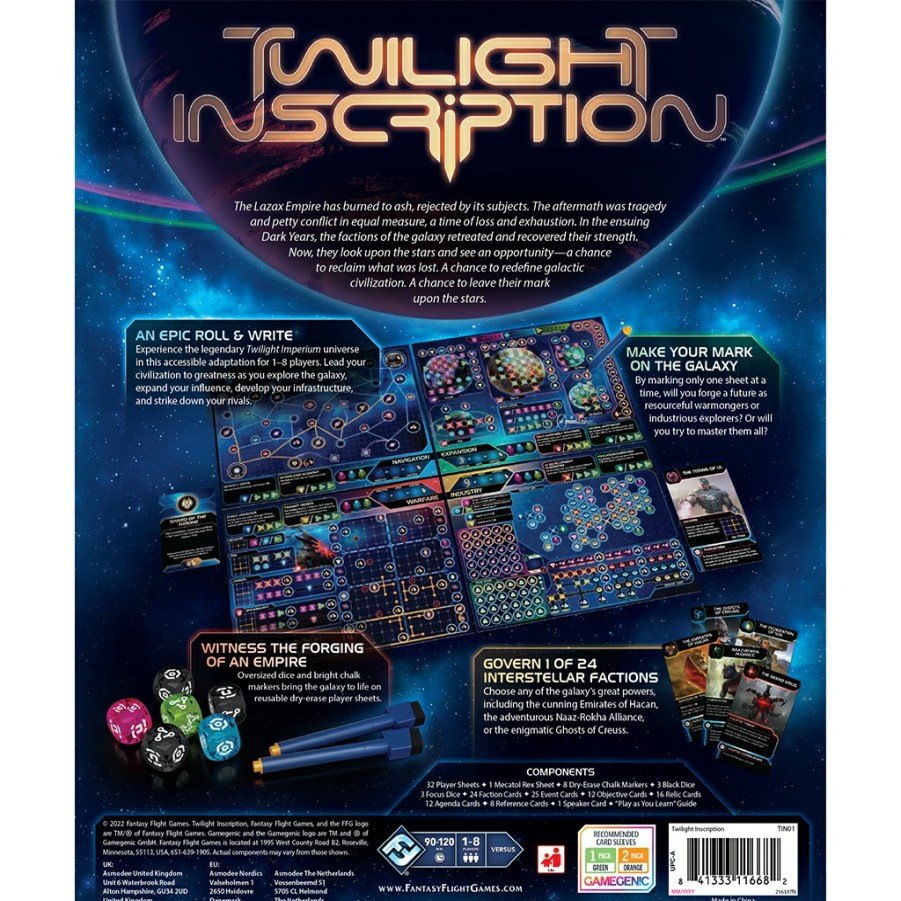 Fantasy Flight Games Strategische Spellen | Twilight Inscription