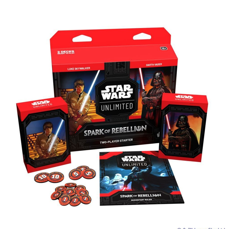 Fantasy Flight Games Pokemon Tins | Star Wars Unlimited: Spark Of Rebellion - 2-Player Starter