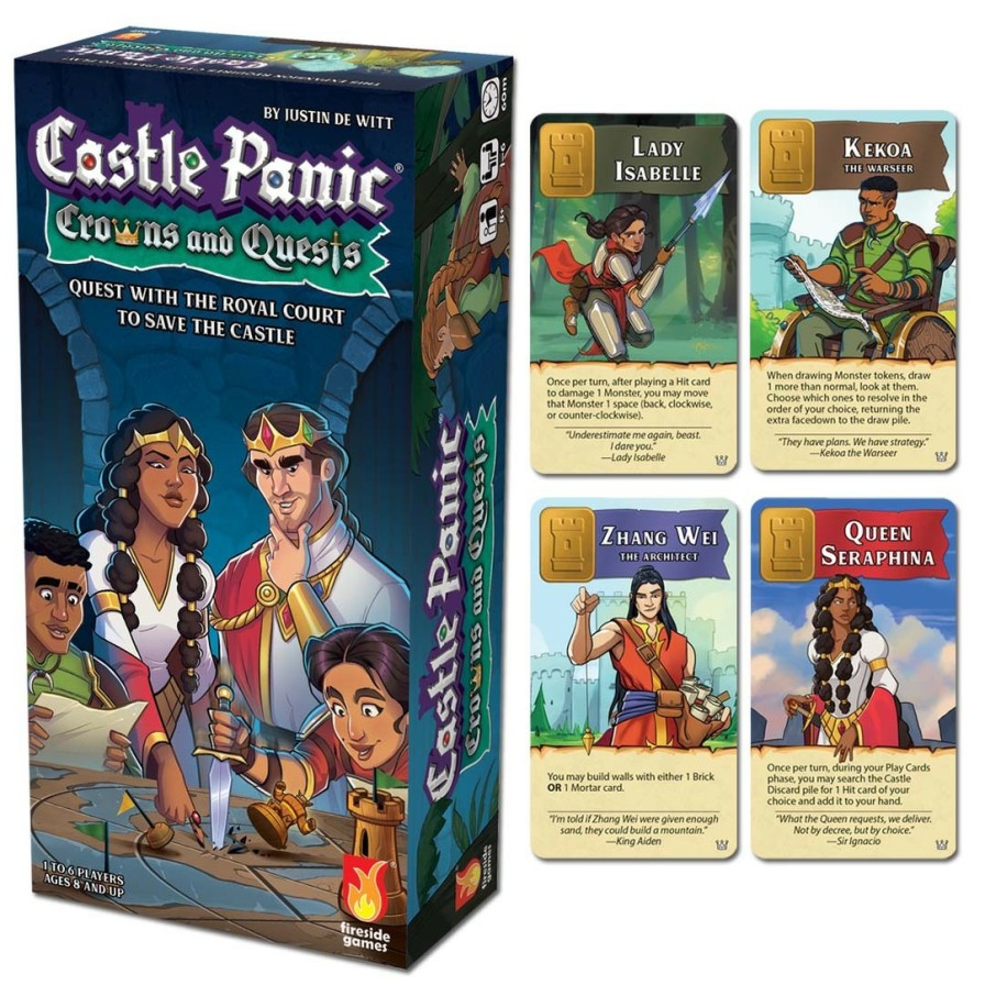 Fireside Games Strategische Spellen | Castle Panic: Crowns And Quests