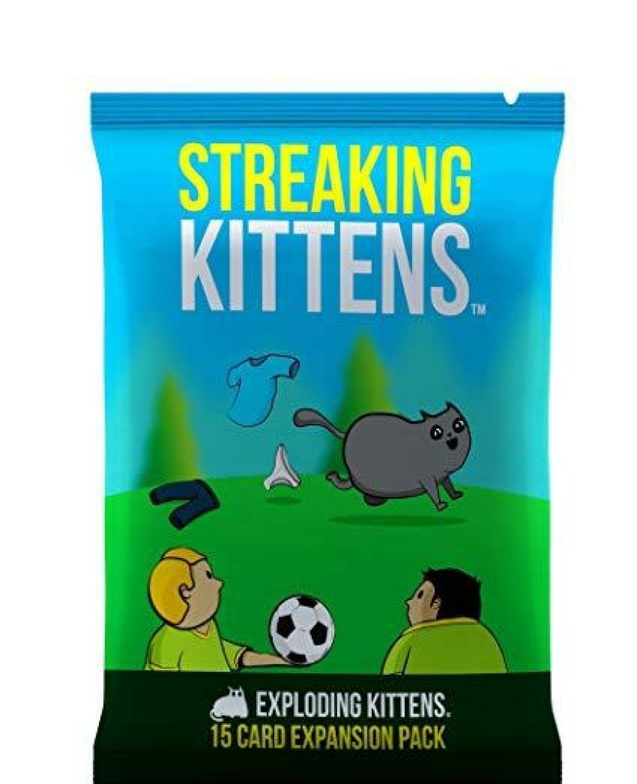 Asmodee Partyspellen | Exploding Kittens Streaking Kittens Expansion