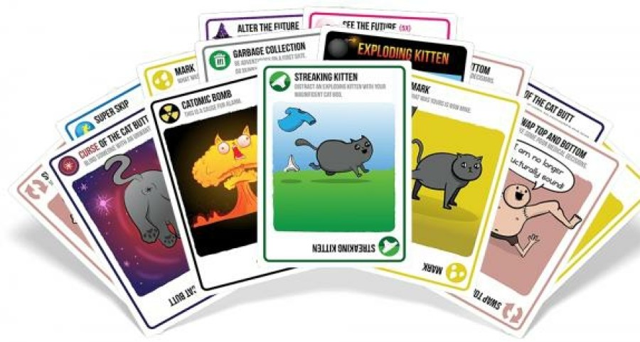 Asmodee Partyspellen | Exploding Kittens Streaking Kittens Expansion