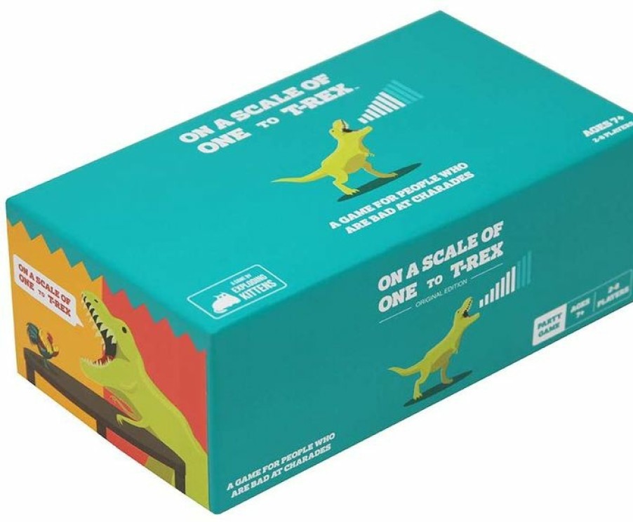 Exploding Kittens Kaartspellen | On A Scale Of One To T-Rex - Kaartspel