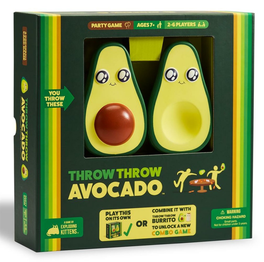 Exploding Kittens Partyspellen | Throw Throw Avocado - Partyspel