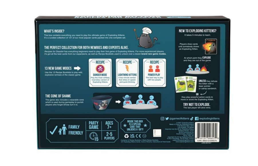 Exploding Kittens Kaartspellen | Exploding Kittens Recipes For Disaster