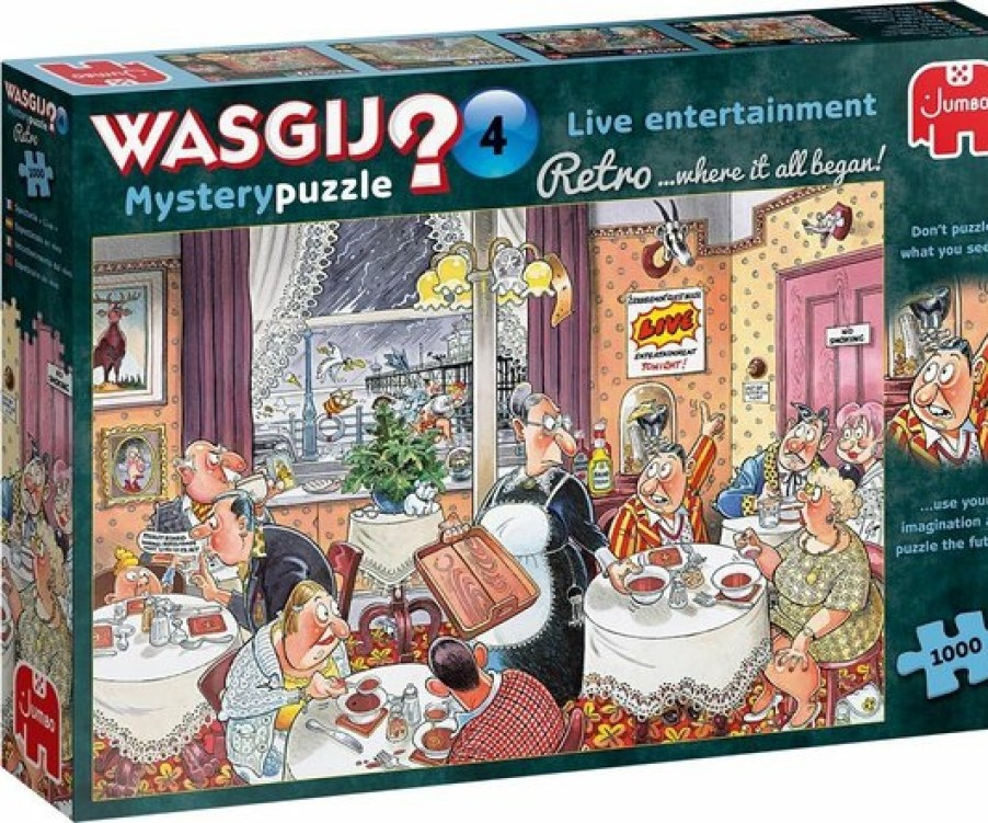 Jumbo Wasgij | Wasgij Mystery 4 Retro - Live Entertainment! (1000)