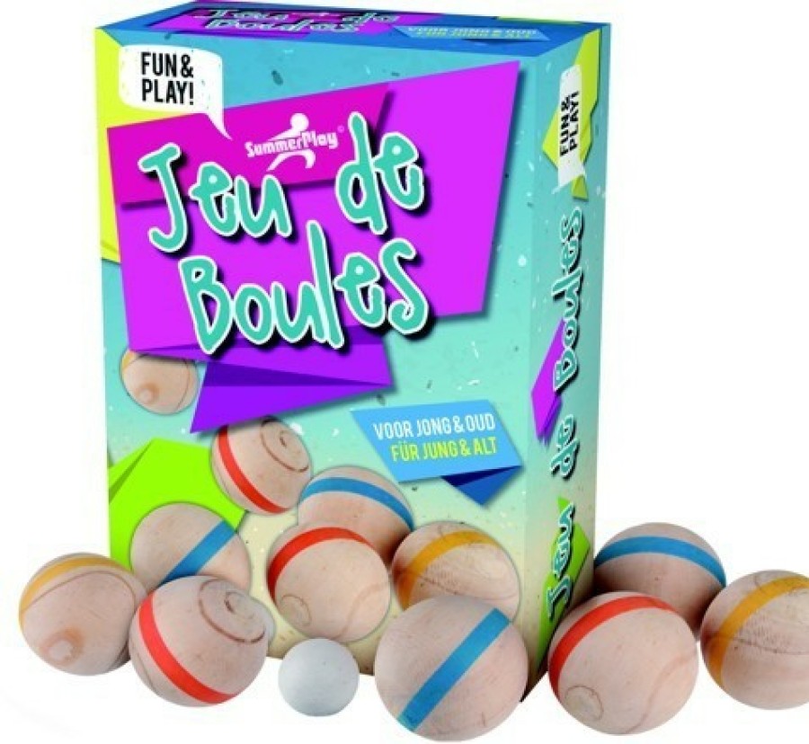 Fun Forge Buitenspelen | Jeu De Boules Set 6 Bals (Hout)