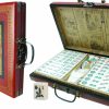 Hot Games Mahjong | Mahjong Rood China Koffer Klein 28X20X5Cm.